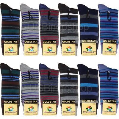 12 Pairs New Cotton Men Argyle Diamond Style Dress Socks Size 10-13 Multi Color USBingoshop