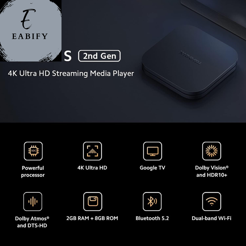 Xiaomi TV Box S 2Nd Gen - 4K Ultra HD Streaming Media Player, Google TV Box with Xiaomi - фотография #3