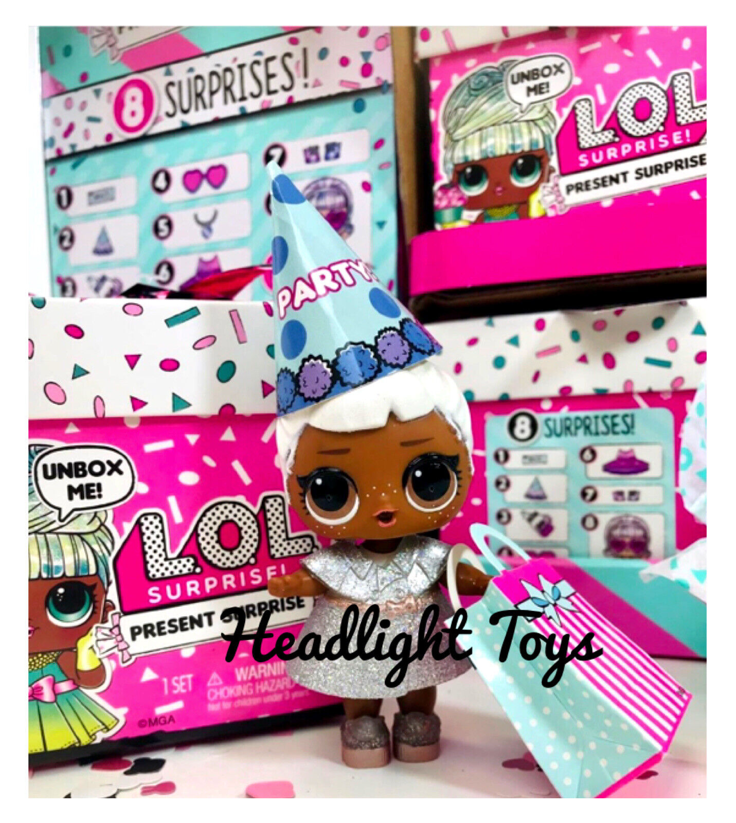 2 LOL Present Surprise Series 1 Gift Boxes Big Sister Birthday Month Party Doll MGA Entertainment - фотография #8
