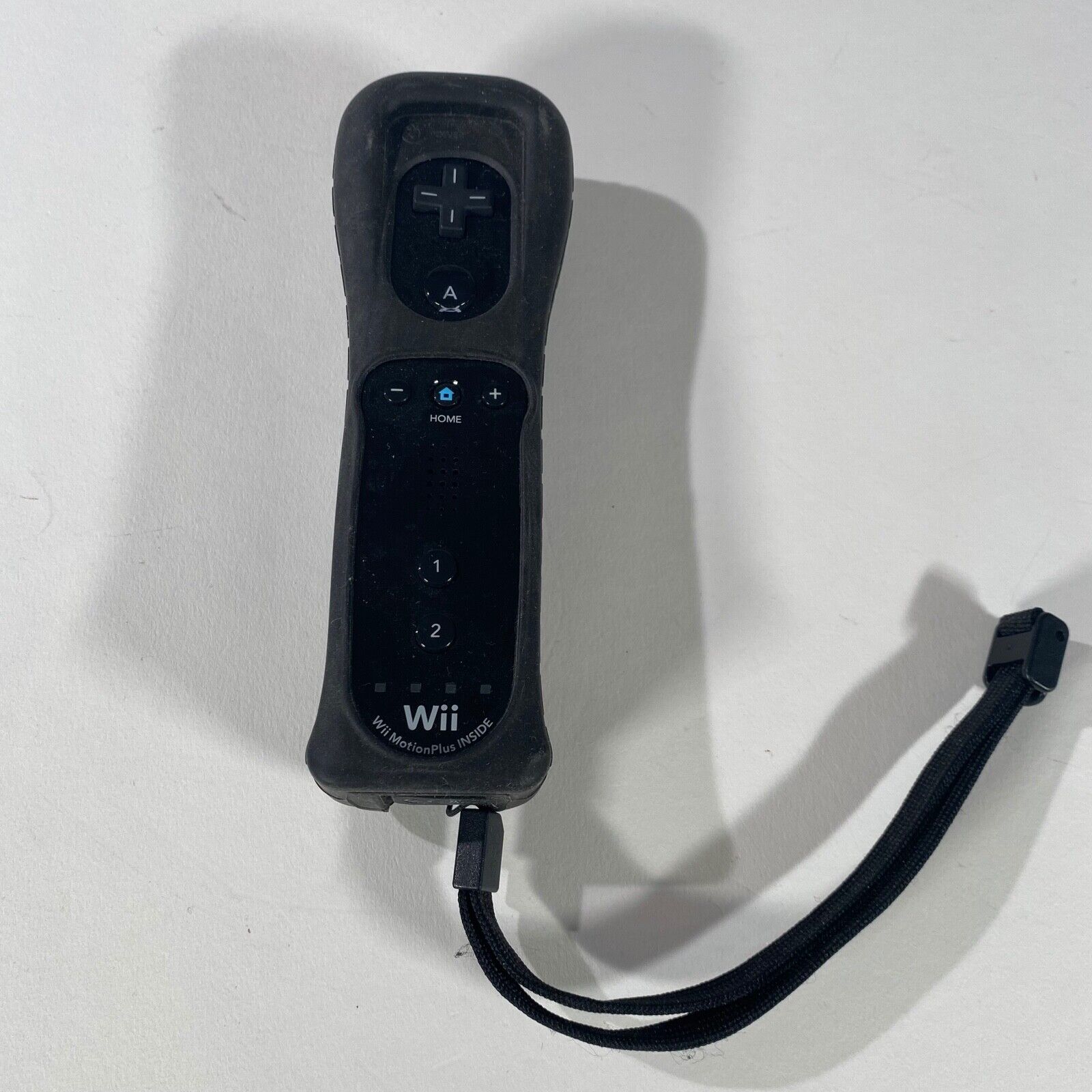 OEM Nintendo Black Wii Remote Motion Plus Controller RVL-036 Tested Working Nintendo RVL-036 - фотография #2