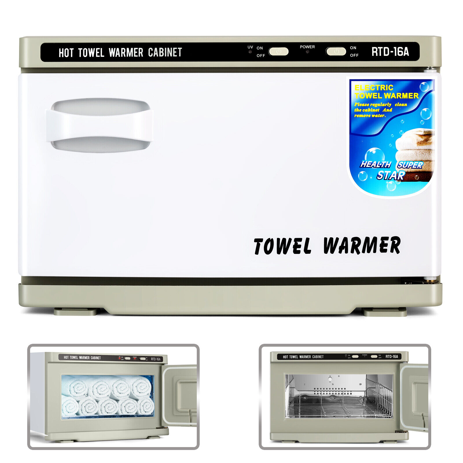 2in1 Hot Towel Warmer UV Sterilizer Cabinet Salon Spa Beauty Facial Skin Care Unbranded U3070400400 - фотография #4