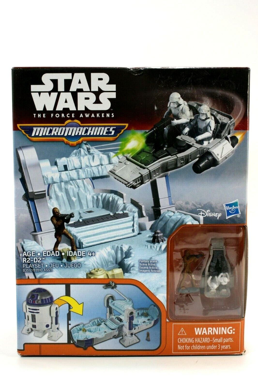 Star Wars Lot of Micro Machine Toys R2D2 Storm Trooper w/ Bonus Box Busters Batt Disney Hasbro - фотография #4