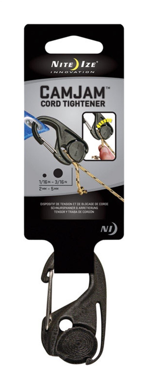 Nite Ize CamJam 2 in. L Black Twisted Plastic Tie-Down Rope (Pack of 6) Nite Ize NCJ-01-R3