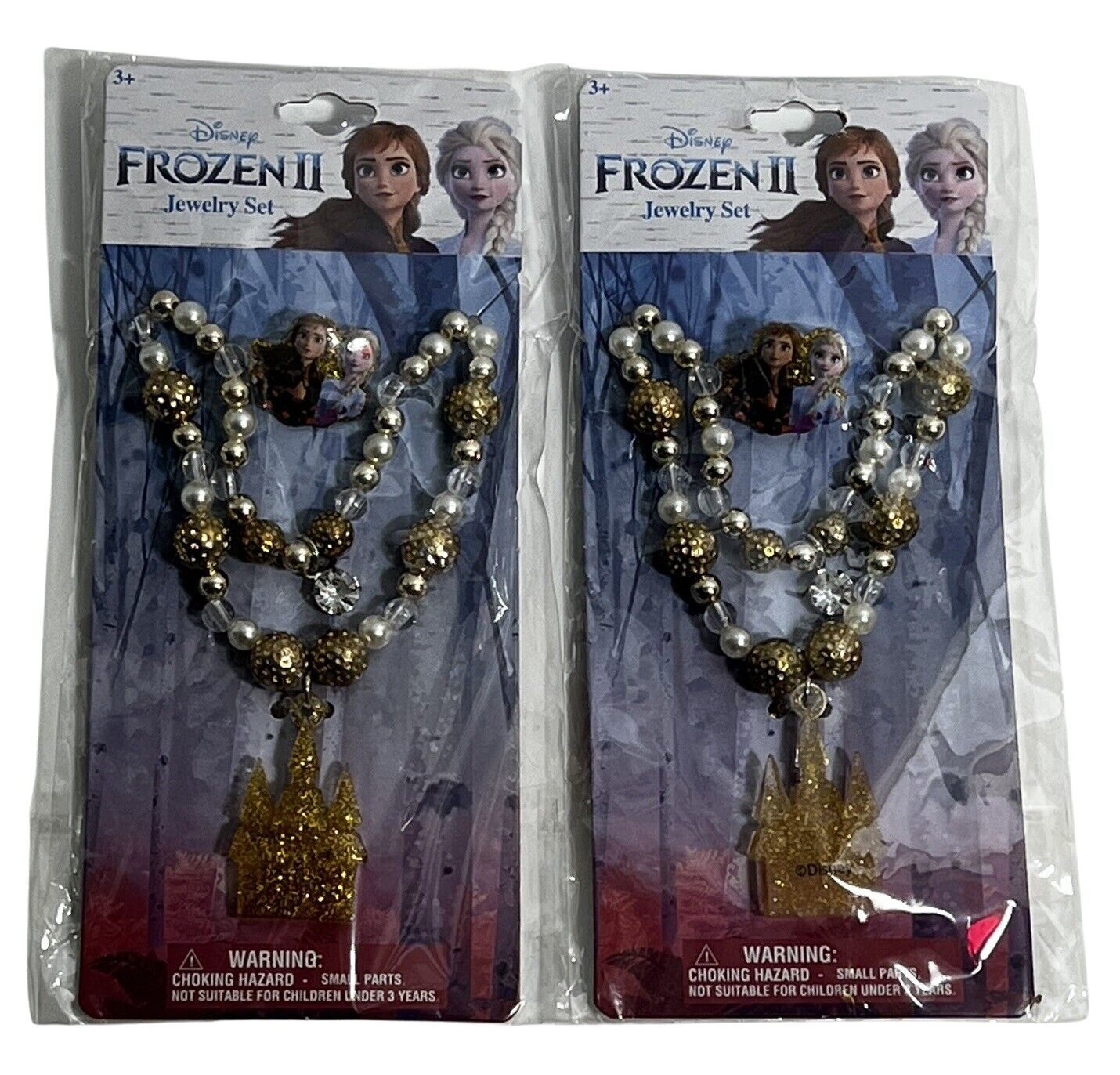 (12) Disney Frozen II Girls Jewelry Sets, Necklace & Ring, & BFF Costume Jewelry Disney - фотография #11
