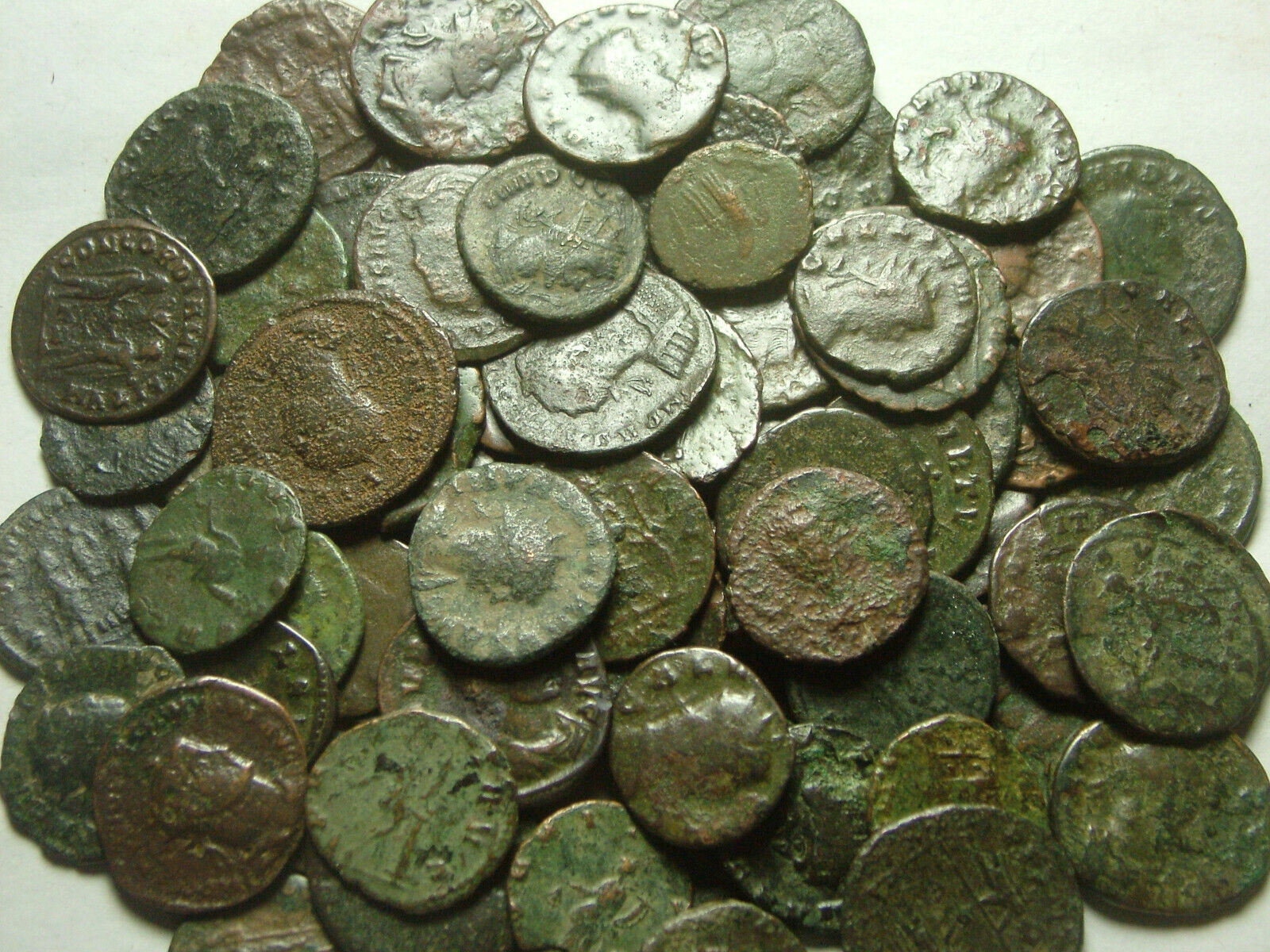 Lot of 3 Rare original Ancient Roman Antoninianus coins Probus Aurelian Claudius Без бренда - фотография #7