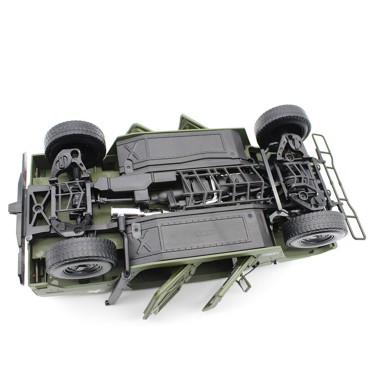 1:18 Hummer H1 Modified Armored Vehicle Alloy Car Model Diecasts Off-road Kids MOCAM Does Not Apply - фотография #12
