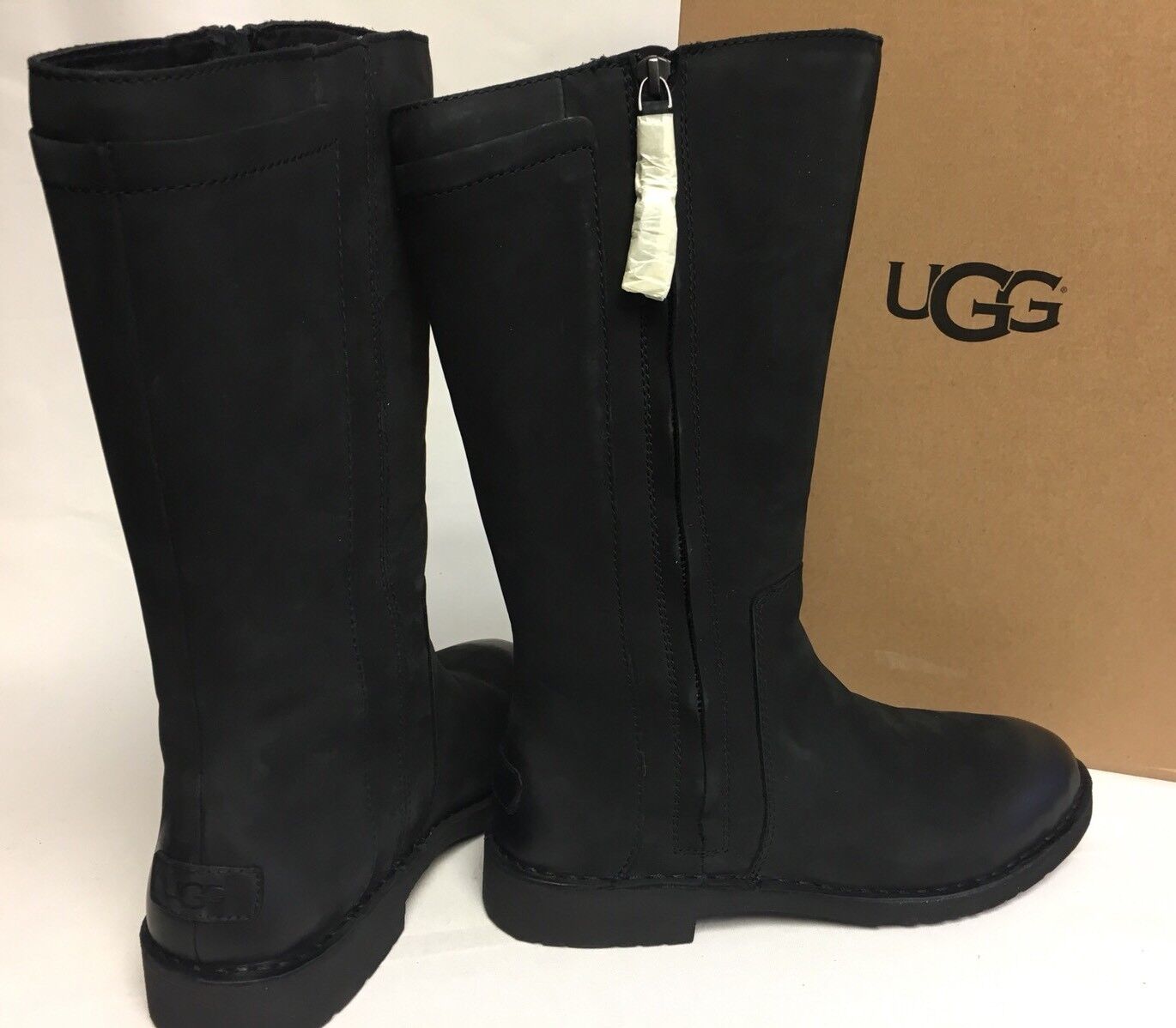 Ugg Australia Elly Black Tall Nubuck Boots 1017505 Wool Lined sizes women's UGG Australia - фотография #5