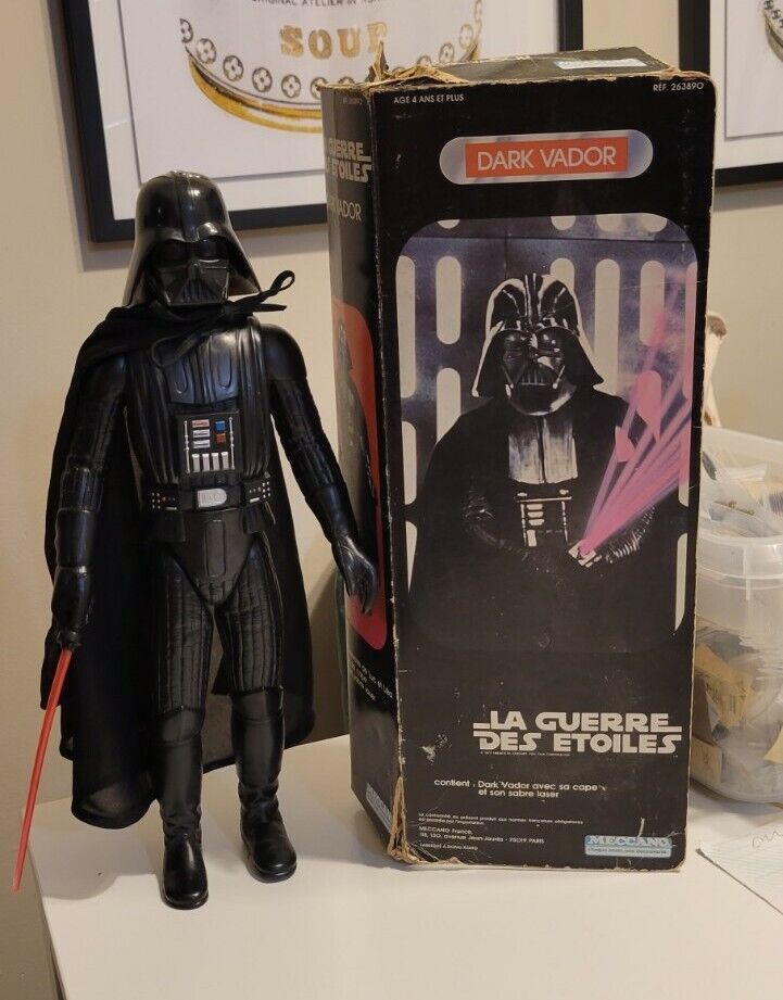 Rare French Star Wars Darth Vader 1978 12"Inch Kenner Kenner