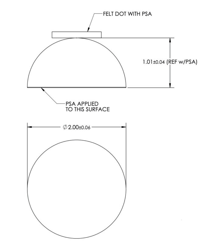 Tuneful Cables 2" Sorbothane Vibration Isolation Feet For  Turntables & Stereos Tuneful Cables - фотография #9