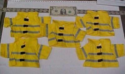 Lot 5 Greek Doll Clothes Fireman Firefighter Jacket Action Figure Dollmaking New Greek Doll 116507 - фотография #2