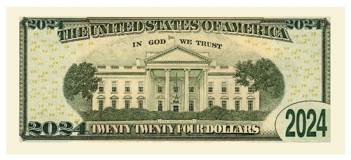 Donald Trump 2024 Collectible Pack of 10 Re-Election Dollar Bills Novelty Money Без бренда - фотография #3