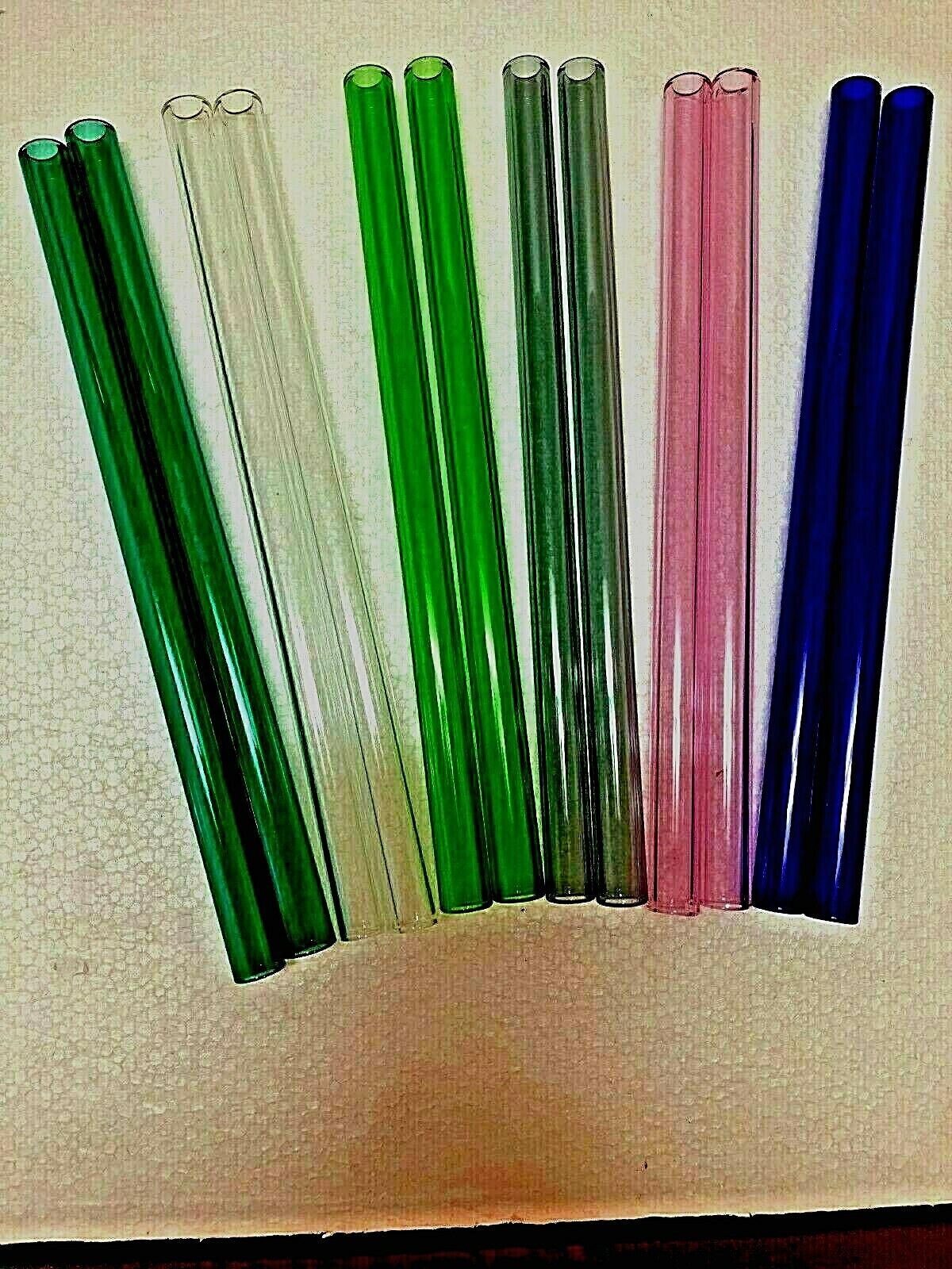 08 Pieces Glass tube Pyrex 12 mm X 2 mm X 12" Long   Blowing tube  ID=8mm  Color Pyrex Does Not Apply - фотография #2