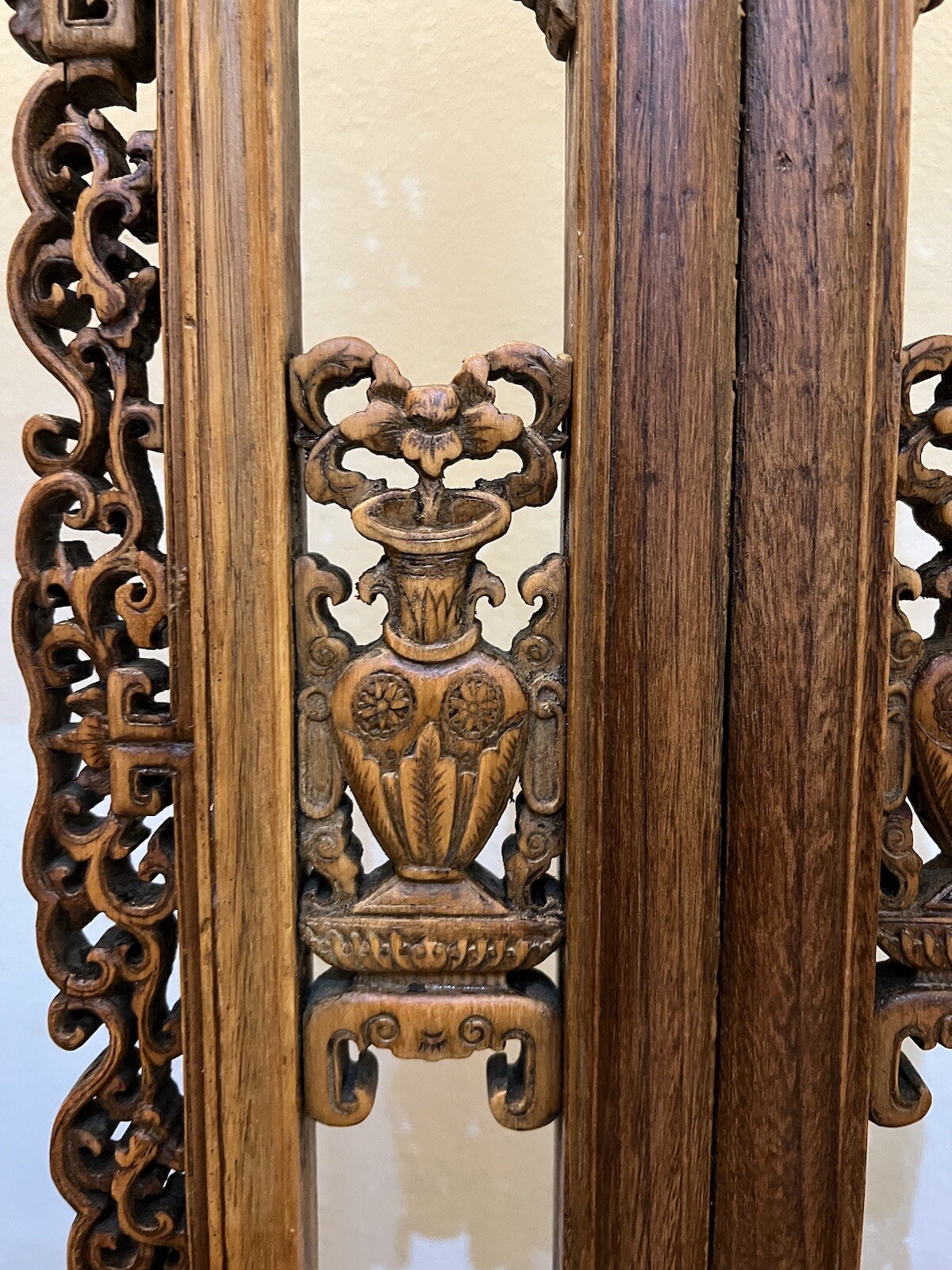 CHINESE HARDWOOD SCREEN HAND CARVED ORIENTAL FURNITURE Без бренда - фотография #10