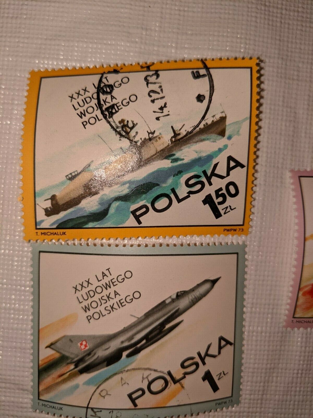 30th Anniversary of the Polish Army 4 Stamps 1973  Без бренда - фотография #2