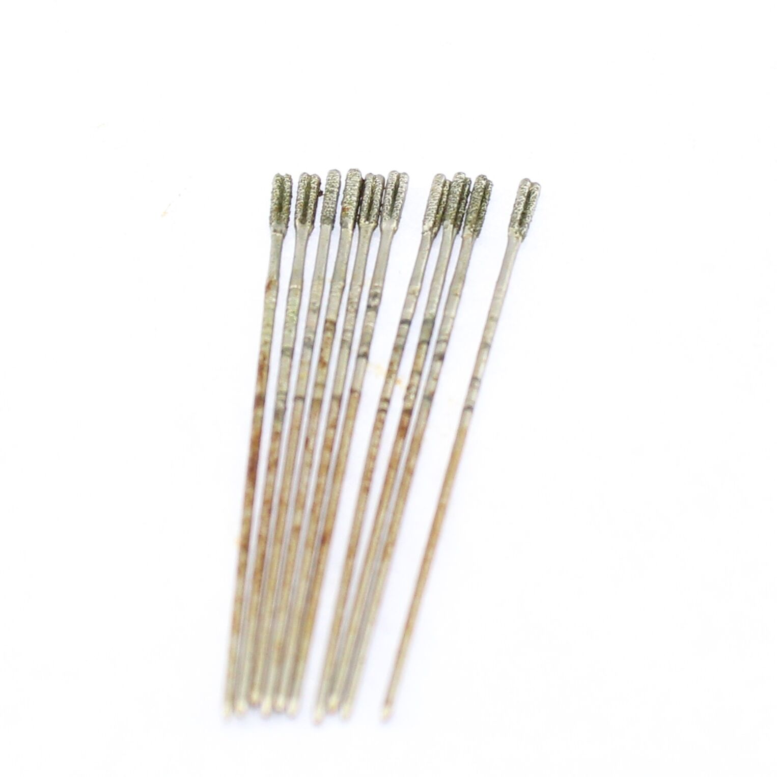 20Pcs Diamond Lapidary Drill Bits 1.8 mm Hole Needle Solid Bits 2# for Jewelry ILOVETOOL 1.8mm - фотография #5