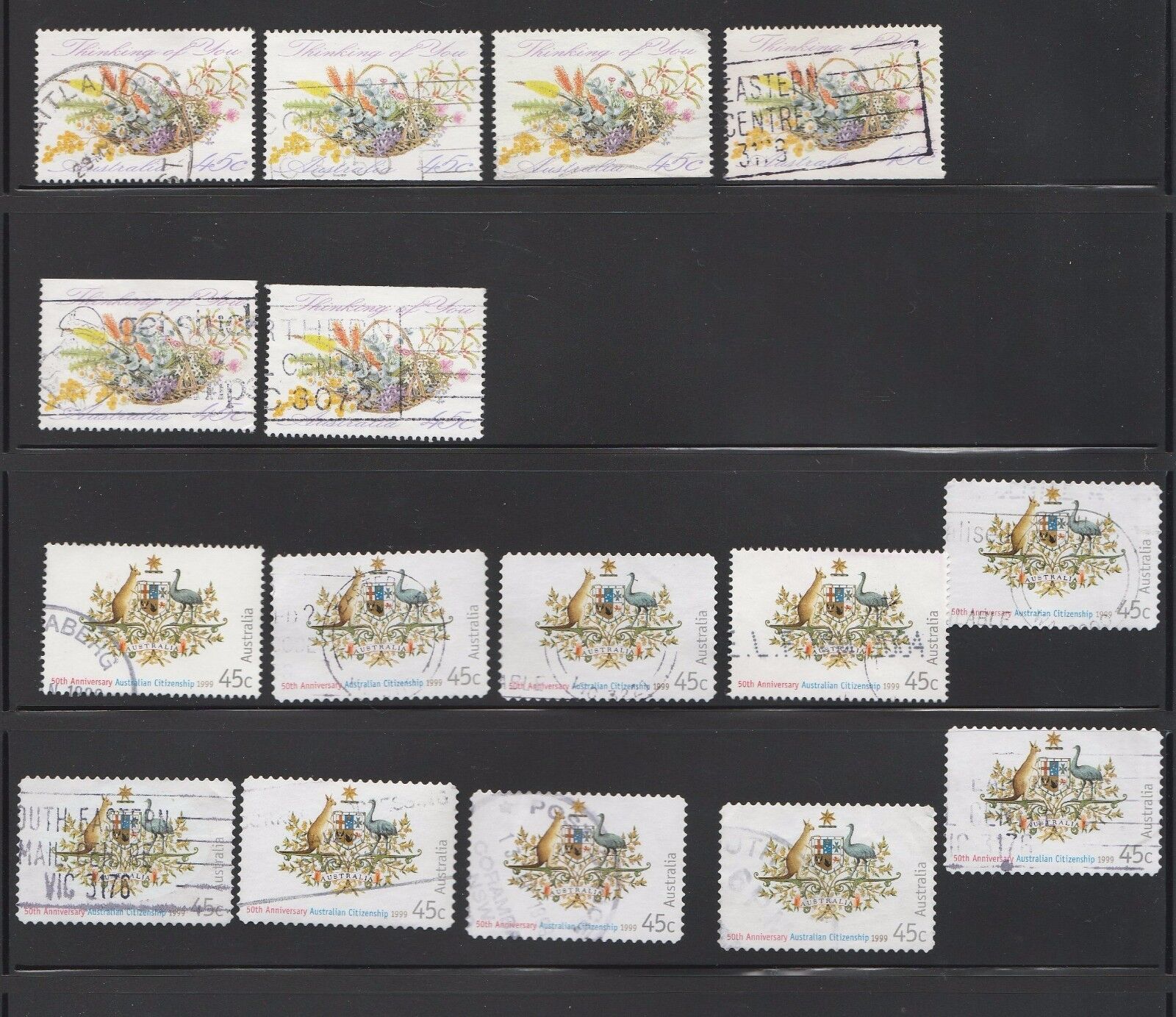 AUSTRALIA – COLLECTION OF 157 HIGH VALUES USED STAMPS FREE SHIPPING Без бренда - фотография #5