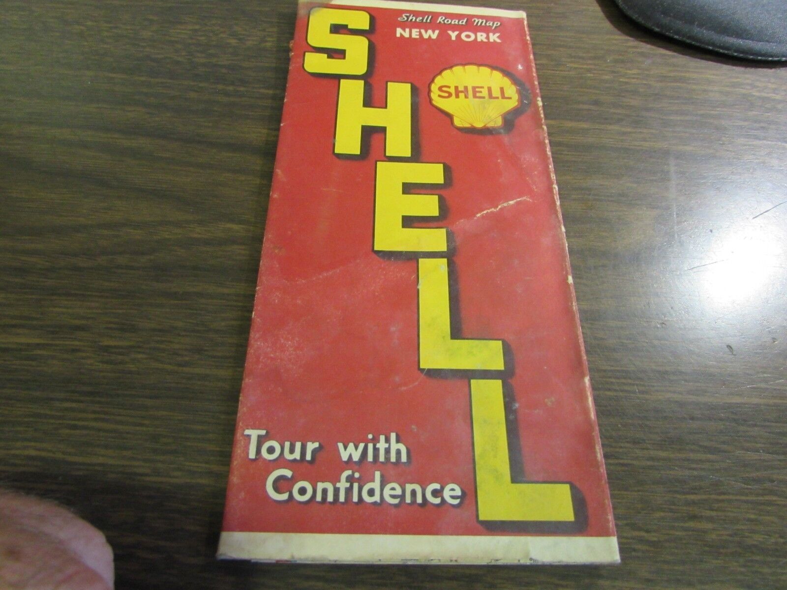 SHELL ROAD MAP - NEW YORK - TOUR WITH CONFIDENCE - 1930'S Без бренда