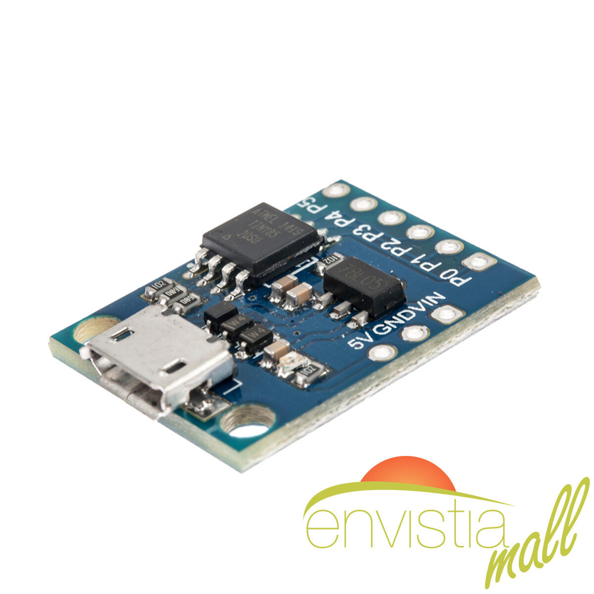 2pcs Digispark Kickstarter ATTINY85 Micro USB Development Board for Arduino USA Envistia EM-MICRP-0006-2X - фотография #3