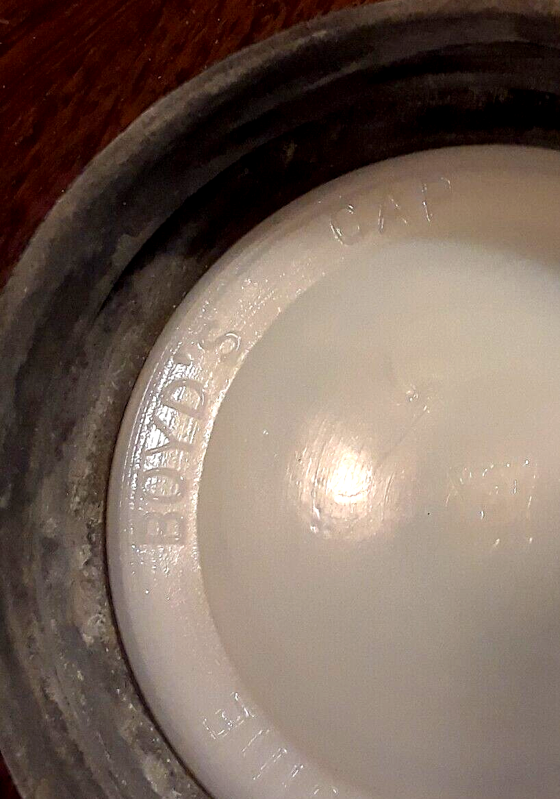 ATLAS Genuine BOYD CAP ZINC LIDS ~ Lot of 4  Antique Mason Jar Canning Porcelain Boyd / Atlas - фотография #6