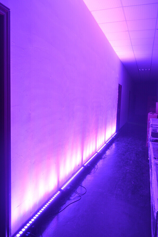 4pcs RGB 24*3W LED DMX Light Bar Show Party Disco DJ Stage Lighting Wall Washer U`King Does Not Apply - фотография #9