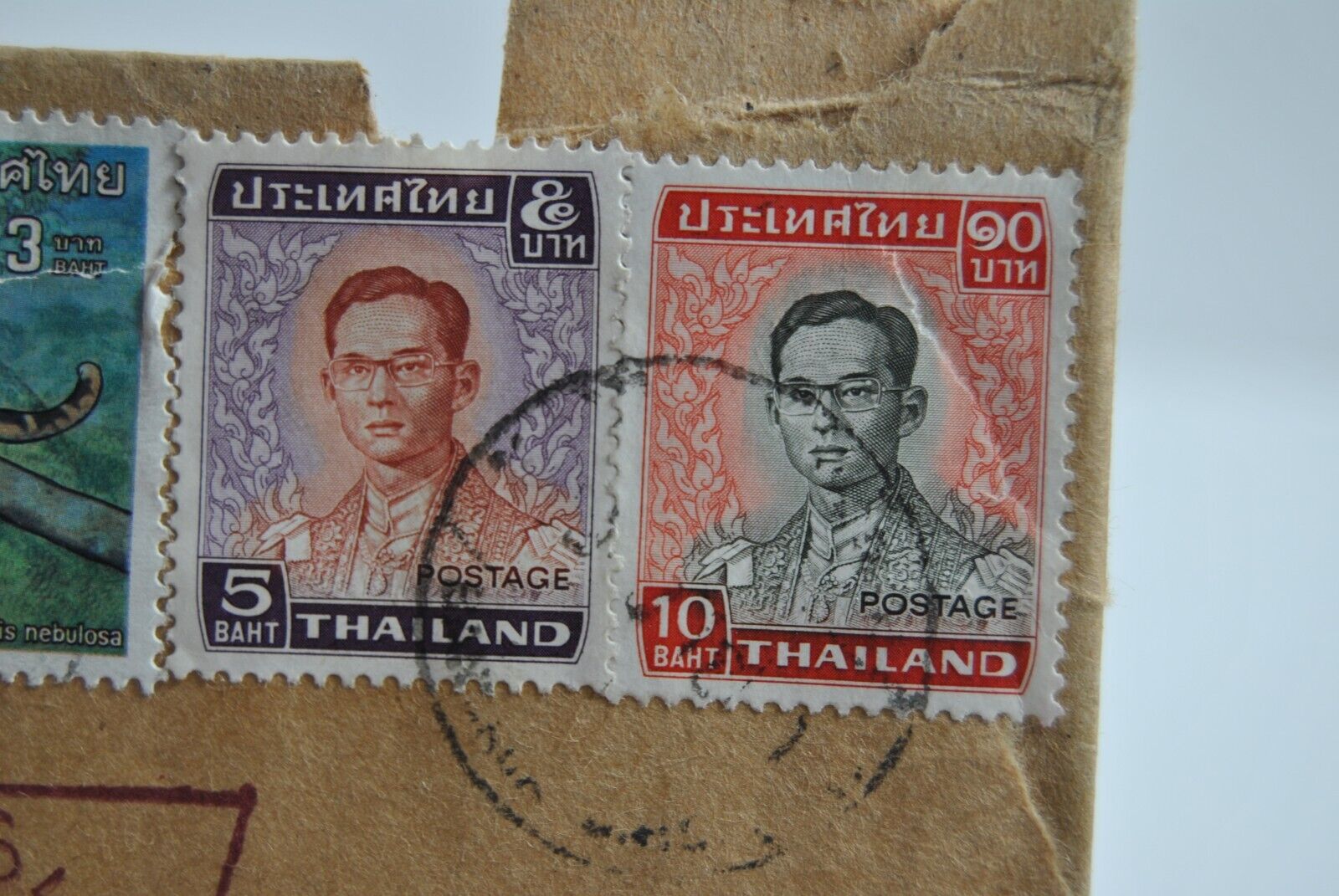 Vintage Lot of Three Thailand Cancelled Stamps See Photos for Description Без бренда - фотография #2