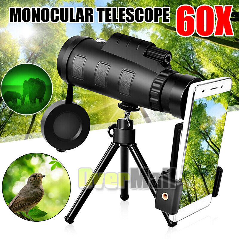 Telescopio monocular 40X60 HD, monoculares con trípode y adaptador de teléfono MUCH Does Not Apply - фотография #3