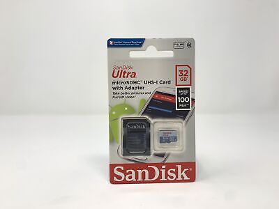 SanDisk Ultra Micro SD 32GB UHS-I Class 10  Card With Adapter 100Mb/s Pack of 5 SanDisk SDSQUNR-032G-GN3MA - фотография #3