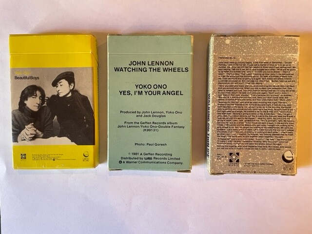 RARE - John Lennon Cassingles (Woman, Watching the Wheels, W O T Ice) Без бренда - фотография #2