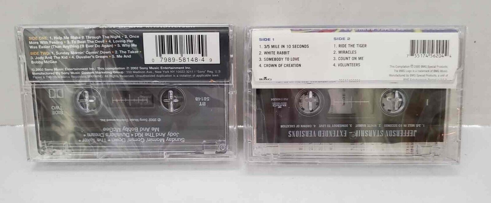 NEW SEALED 2 Cassettes Jefferson Starship (2000) Kris Kristofferson (2002) Без бренда - фотография #2