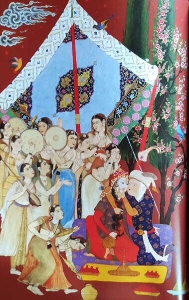 HUGE Shahnameh Epic of Persian Kings Persian Miniatures Feraydun Rostam 977AD Без бренда - фотография #8