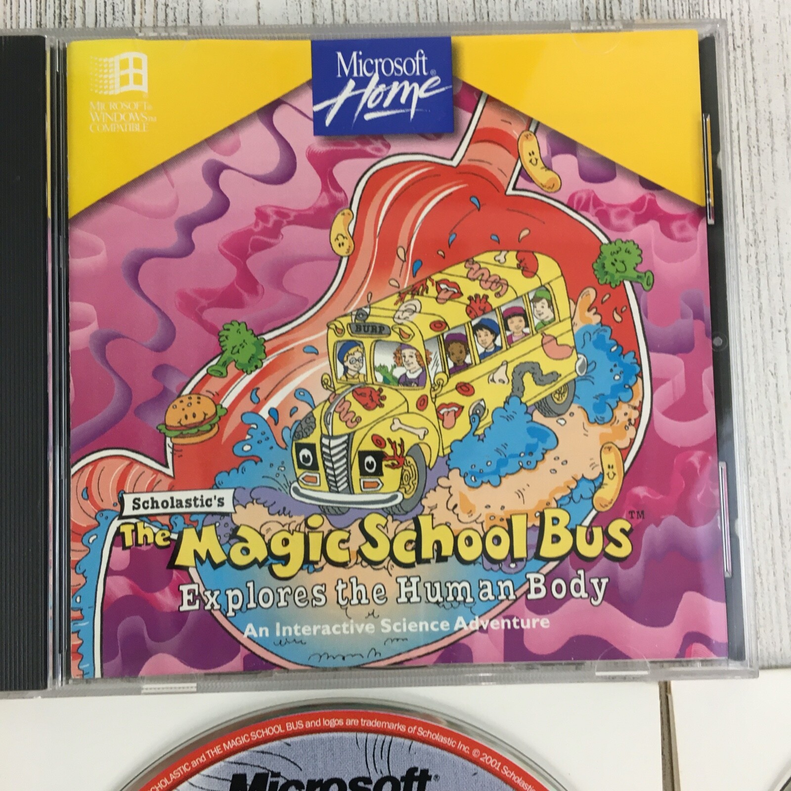 Scholastic The Magic School Bus 4 Game Lot PC CD-ROM Solar Earth Bugs Dinosaurs Scholastic 23456 - фотография #2