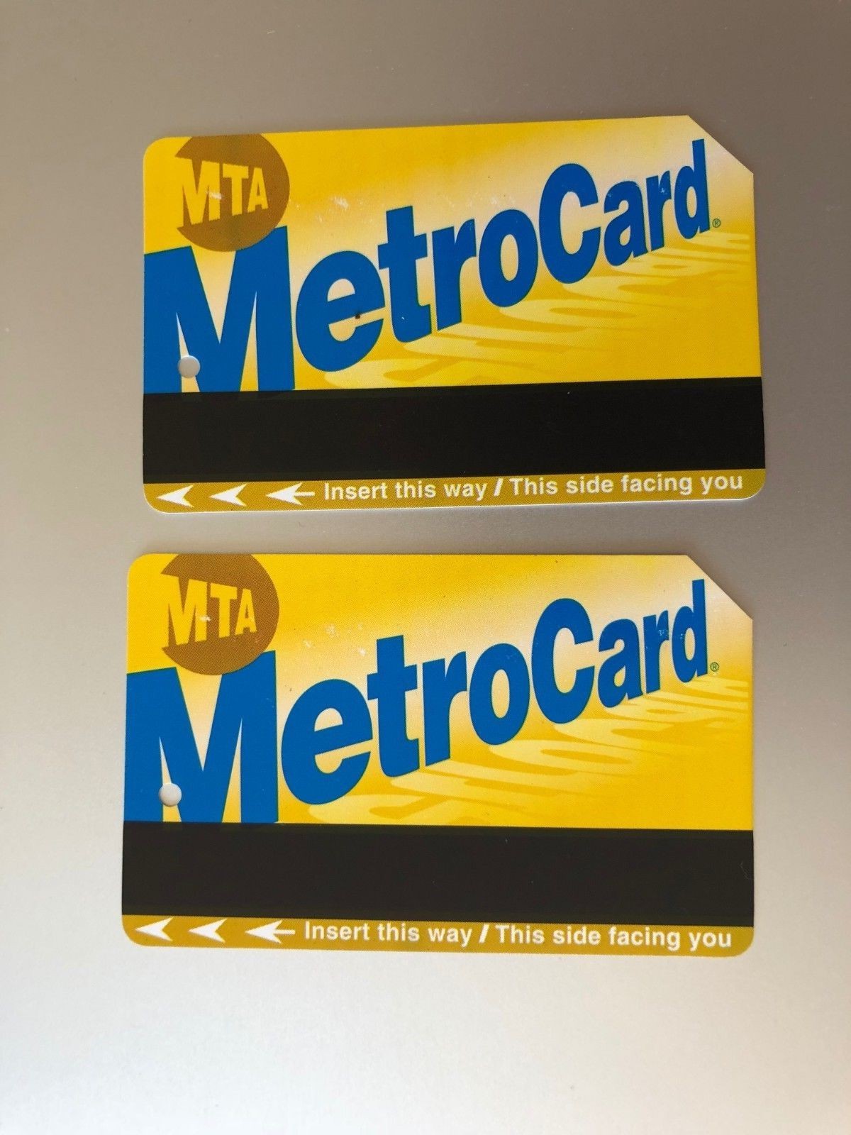New York City MTA Metrocards - $48.25 value Без бренда