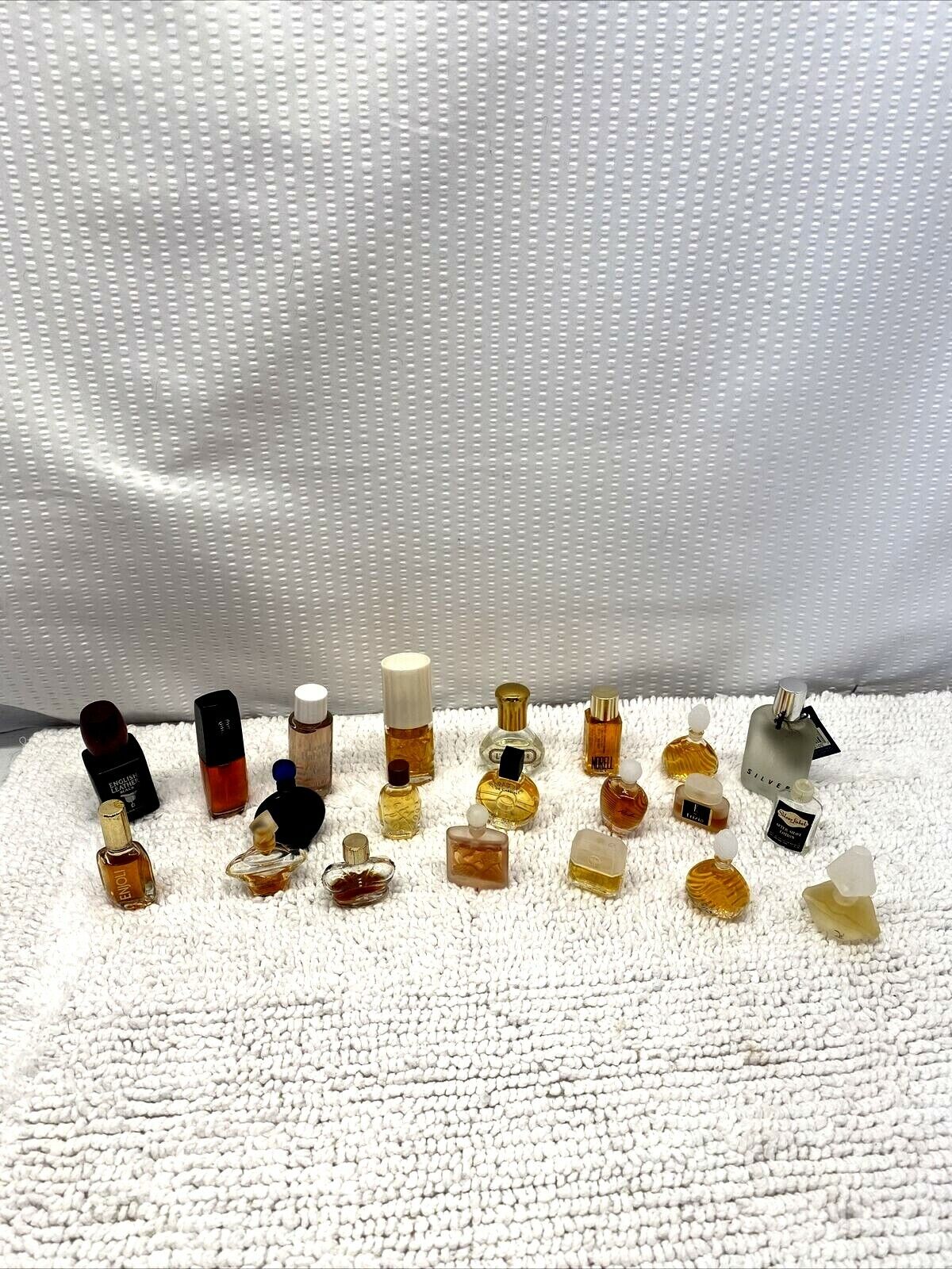 Lot Of 21 Vintage Miniature Travel Sample Perfume Bottles Без бренда