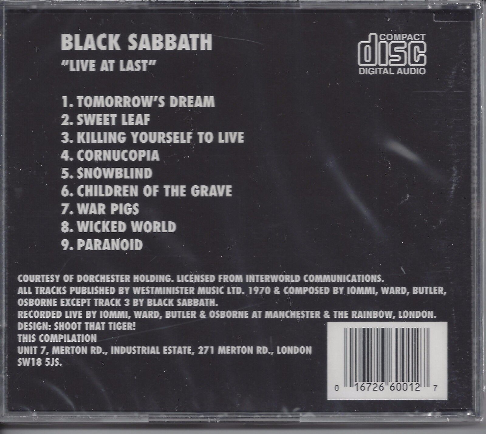 BLACK SABBATH ~ NEW SEALED 5 CD SET ~ OVER $70.00 VALUE !!!      Без бренда - фотография #2