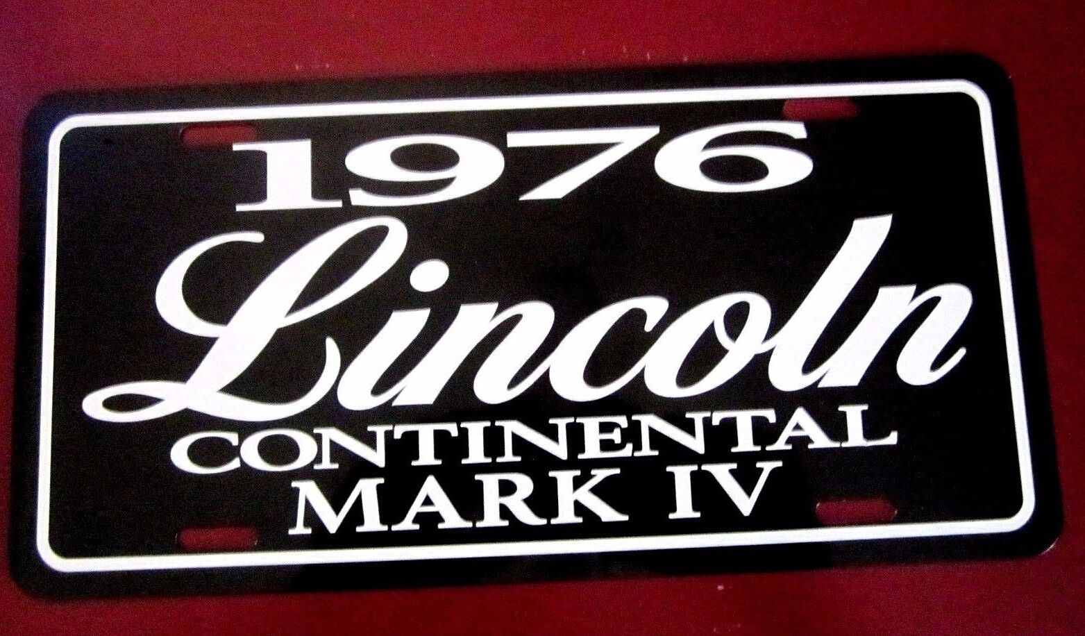 1976 Lincoln Continental MARK IV License plate tag 76 Mark 4 FOUR Без бренда continental