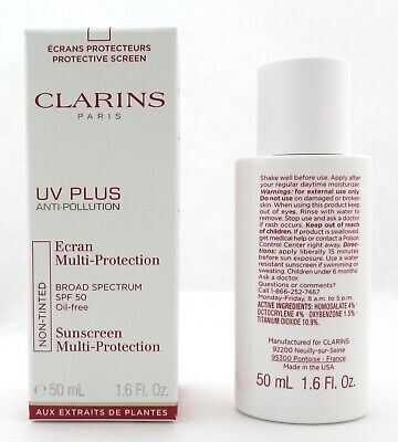 Clarins UV Plus Anti-pollution Sunscreen Multi-protection SPF50 1.6 oz. New Clarins UV Plus Anti-Pollution Sunscreen Multiprotection - фотография #3