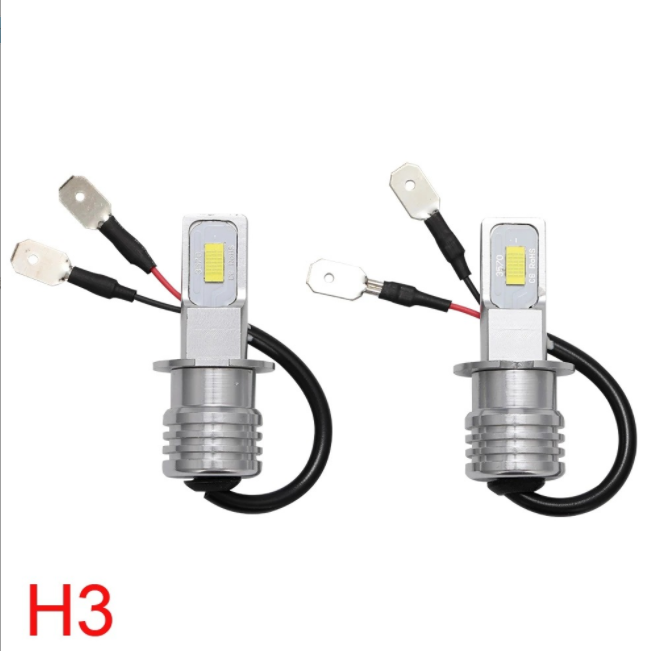 2pcs H3 LED Headlight 100W 10000LM FOG Light Bulbs 6000K White Driving DRL Lamp Ridroid rdddwd0h3 - фотография #3