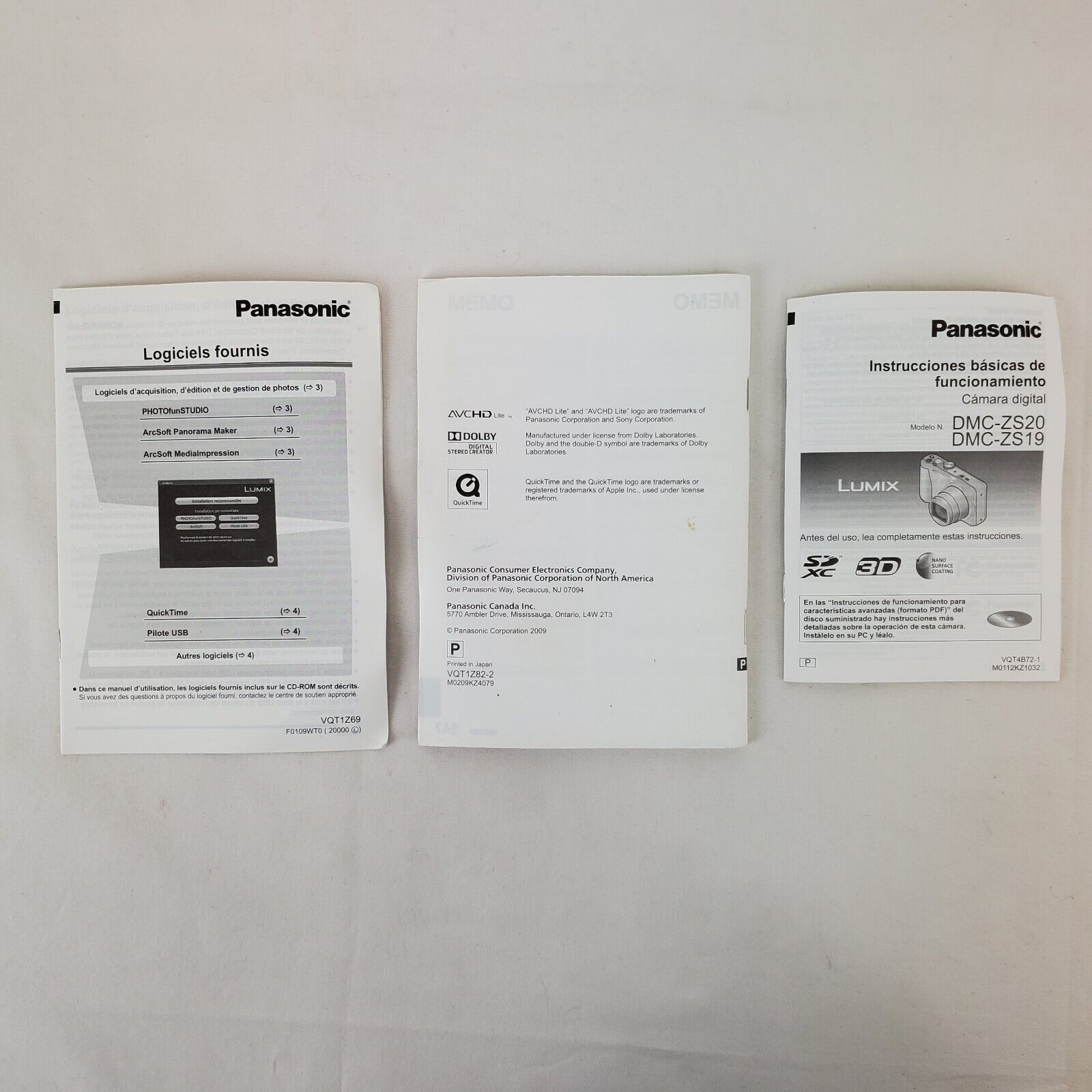 Panasonic Camera Operating Instruction, Basic Owner's Manual & Supplied Software Panasonic - фотография #2