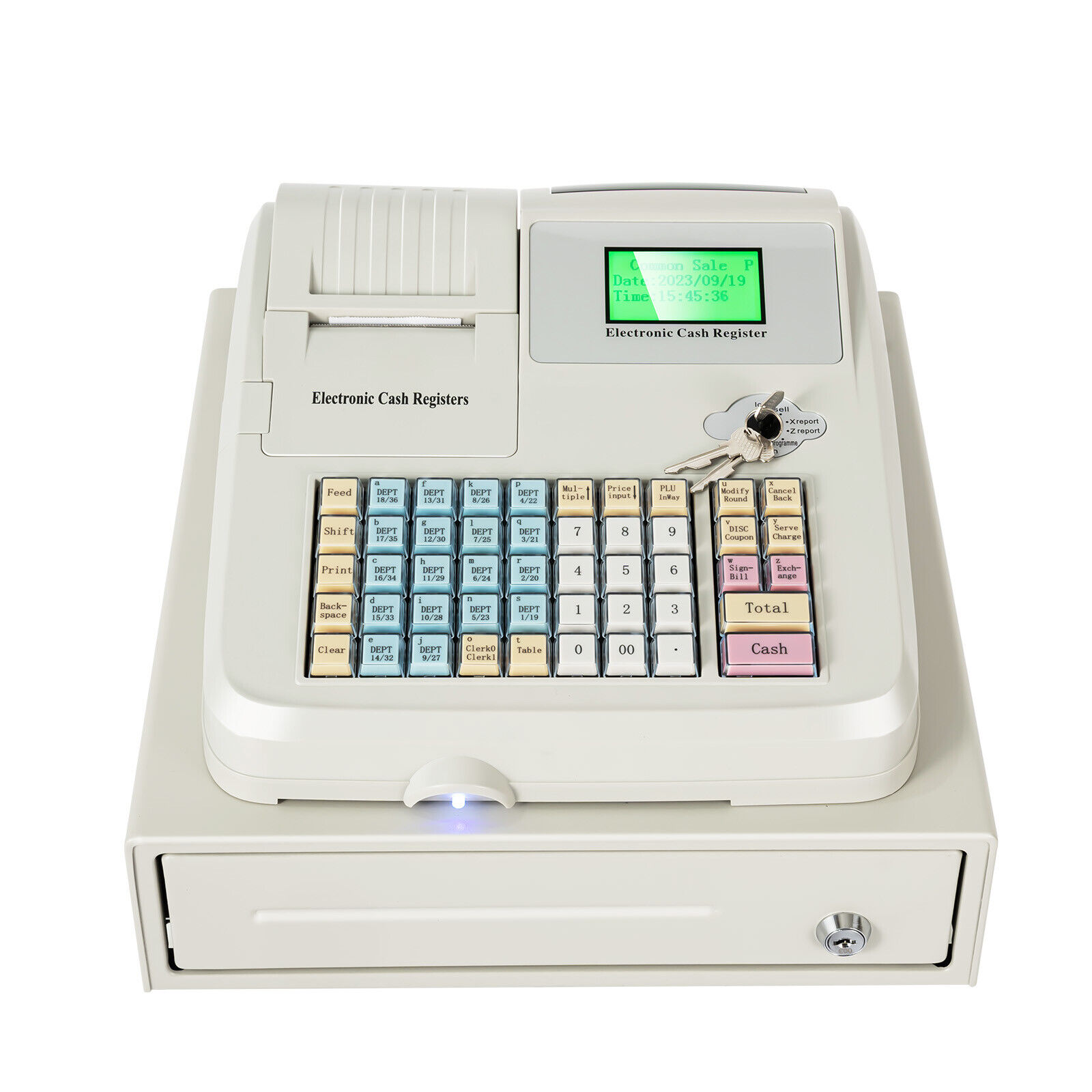New Digital LED Cash Register with Drawer 48 Keys for Retail Restaurant POS SALE TBvechi Does Not Apply - фотография #3