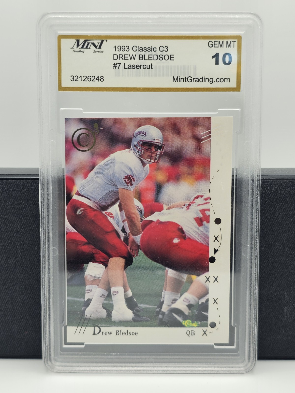 Drew Bledsoe Funko Pop! # 115 and 1993 Classic  C3 Gem MT 10 # 7 Patriots Card Funko 57406 - фотография #3