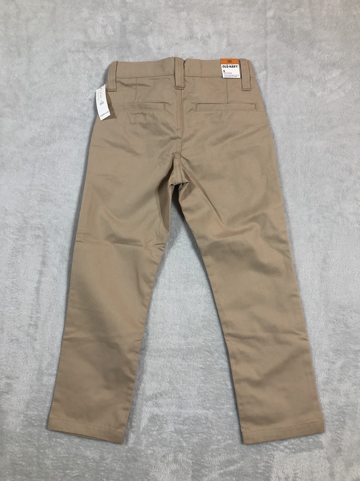 Old Navy Boys Tan Khaki Adjustable Waist Skinny Uniform Pants Size 6 Slacks NWT Old Navy - фотография #2