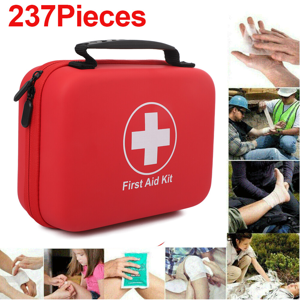 Survival First Aid Kit 237 Piece, Premium Waterproof Hard Shell Medical Kit New Famliy Care ACCU Does Not Apply - фотография #2