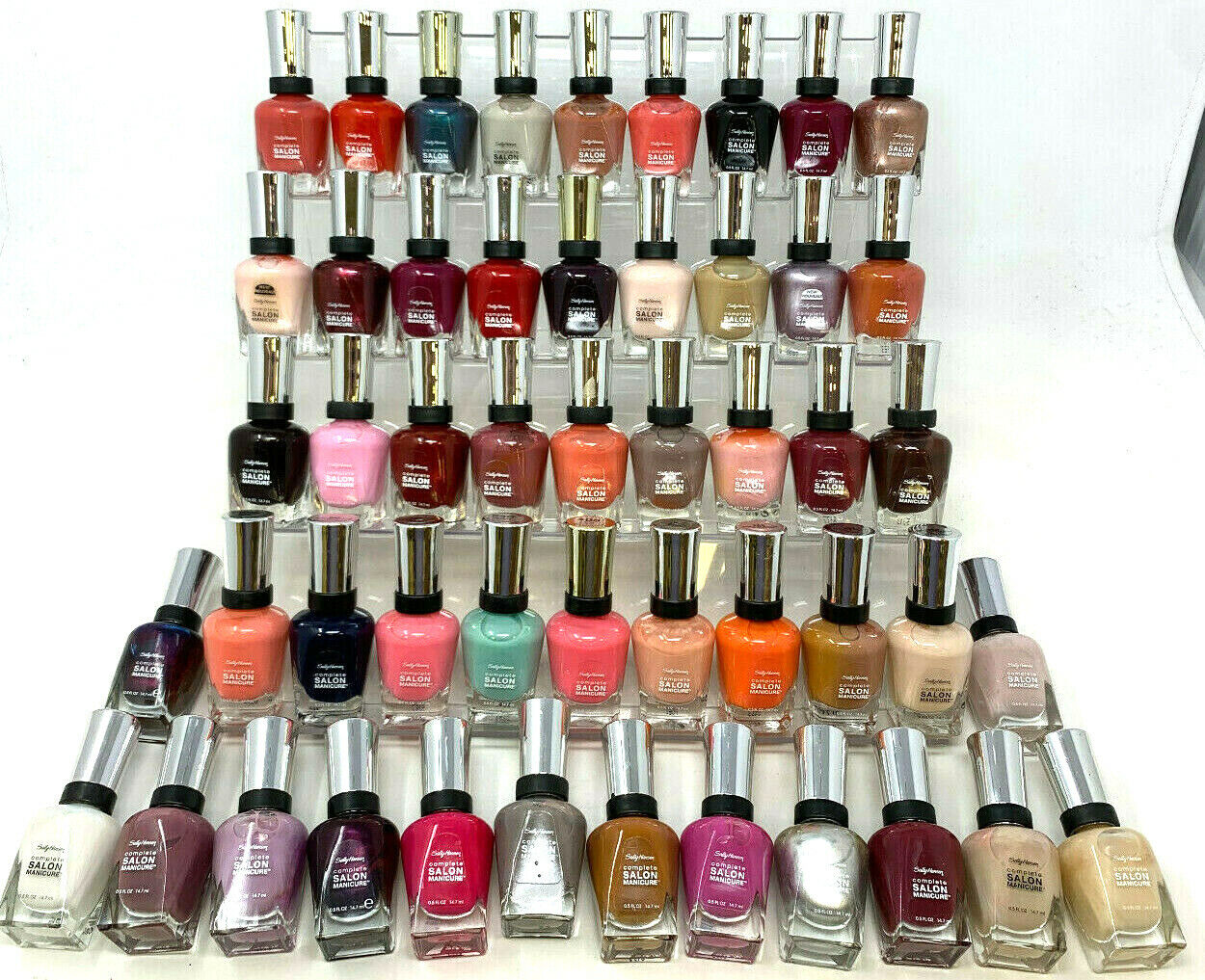 Lot of (10) Sally Hansen The Complete Manicure NAIL POLISH COLOR - No Repeats!  Sally Hansen