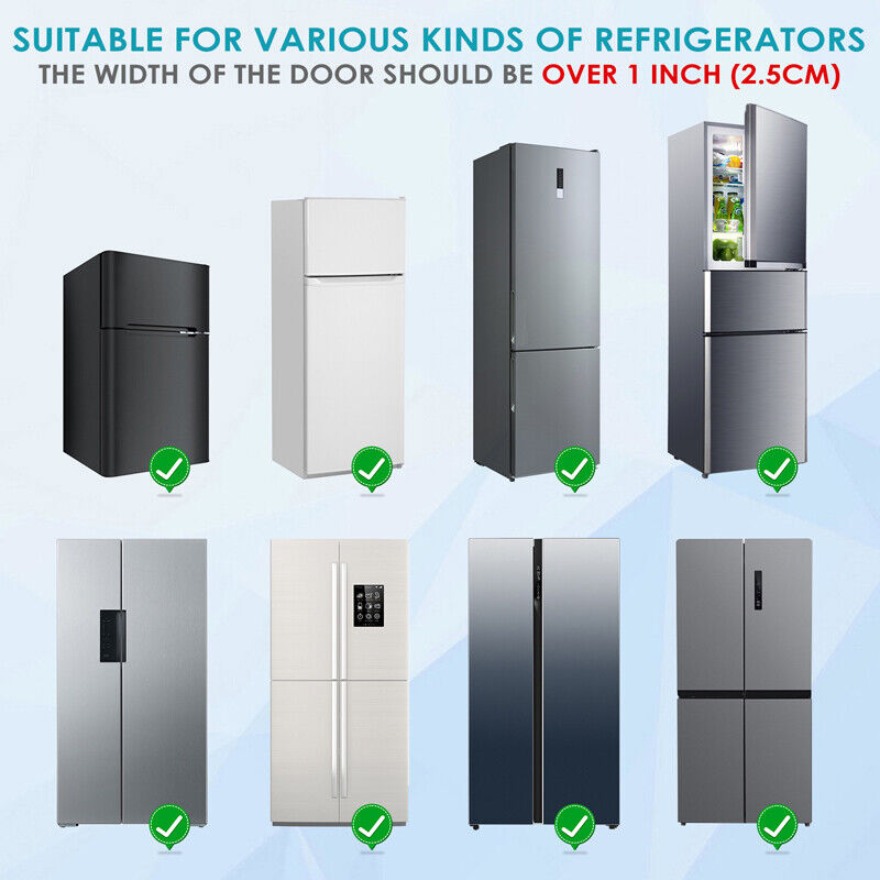 2PCS Refrigerator Door Lock Strong Adhesive Freezer Door Lock File Drawer Lock Unbranded Does Not Apply - фотография #5