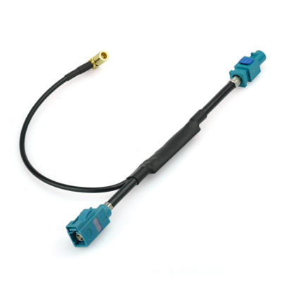 2Pack DAB FM Splitter Cable Digital Radio Stereo Antenna Aerial Splitter Adapter Bingfu DB1-2066-L19-F03Z1SP-F03ZSJ