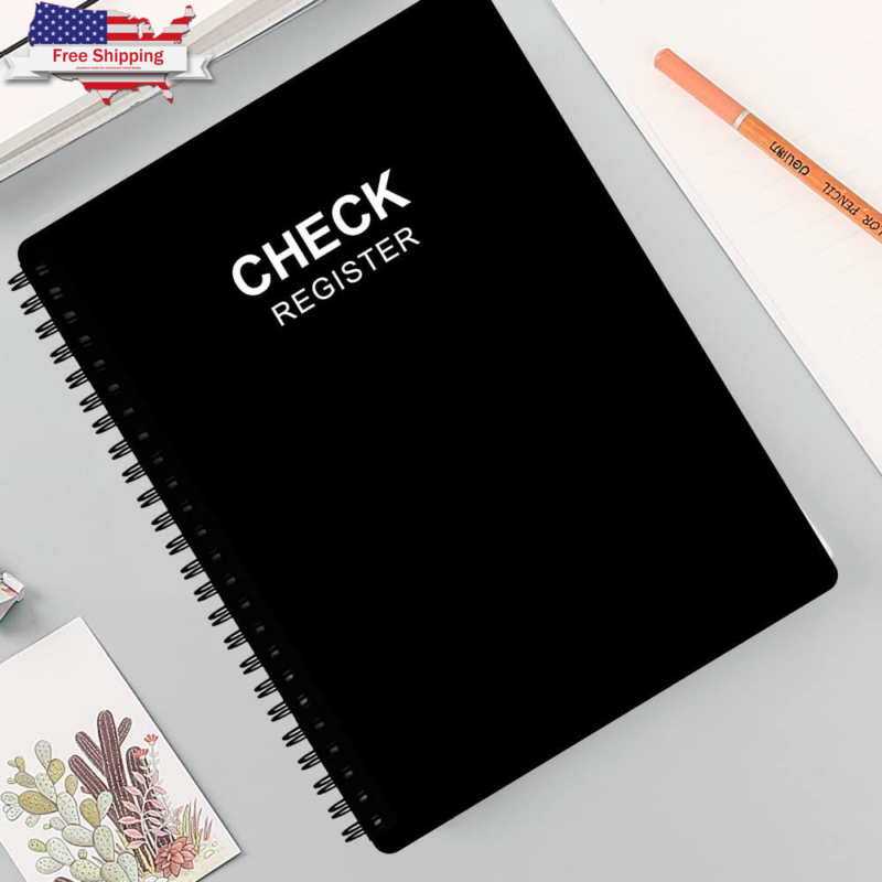 Check Register – A5 Checkbook Log with Check & Transaction Registers, Bank Accou Does not apply - фотография #6