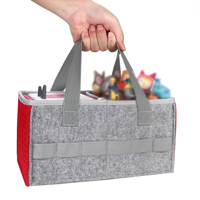 Travel Felt Bag Large Capacity Grey Storage Bag For Tonies Box Starter Set US Unbranded Does Not Apply - фотография #4