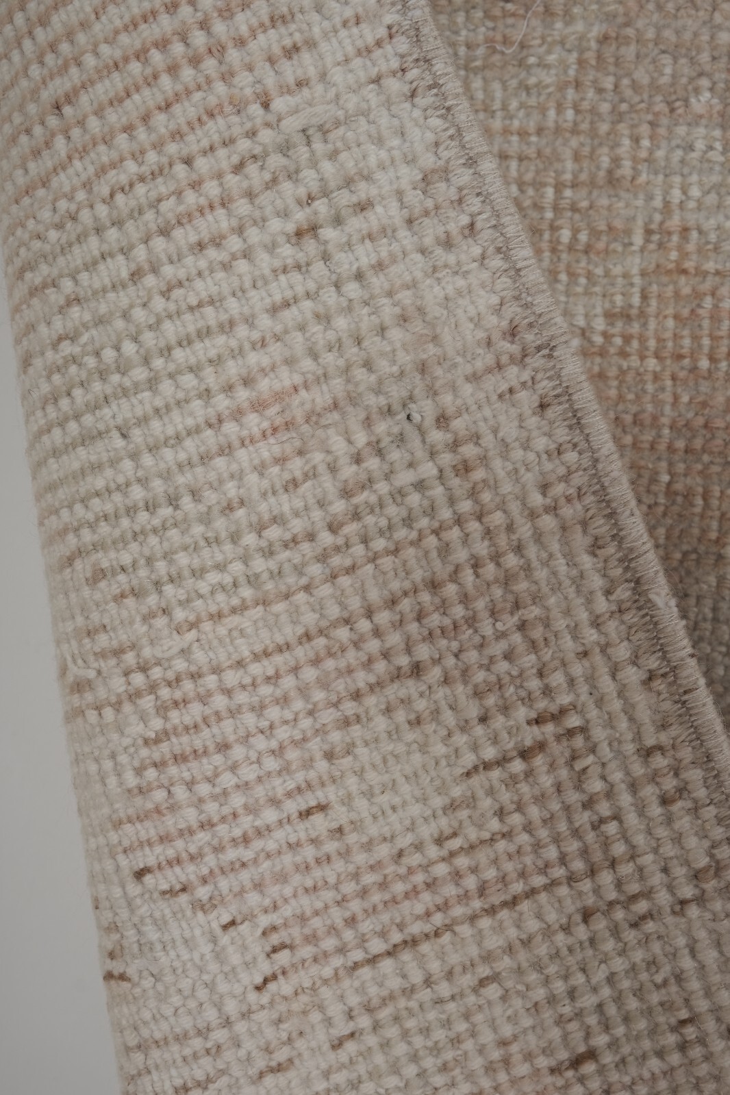 Traditional Faded Handwoven Oushak Wool Yastik Bath Mats - a Pair Handmade - фотография #11