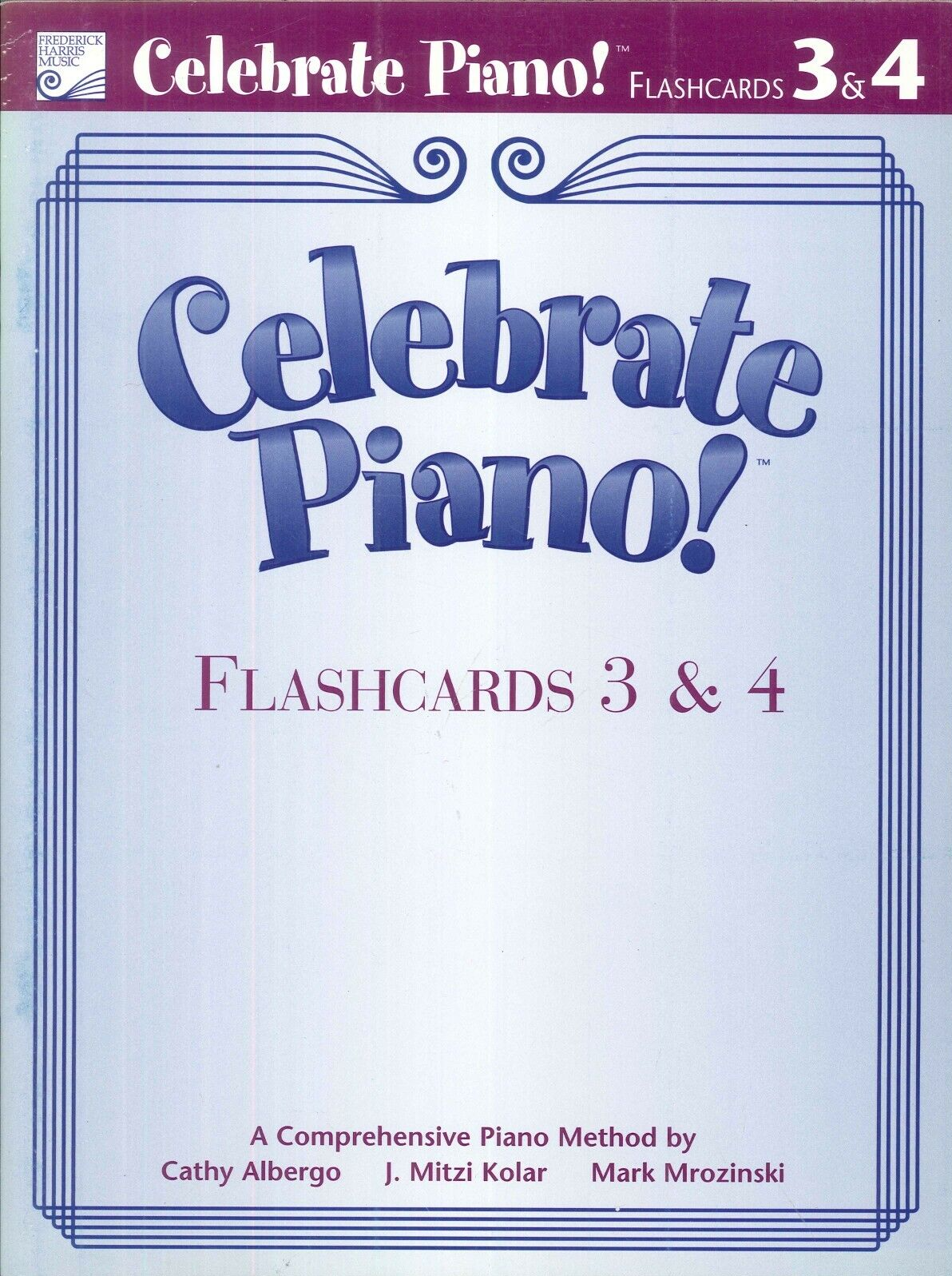 Celebrate Piano Flashcards 3 & 4 Albergo Minor Triads Triplets Syncopation Без бренда FHM1350