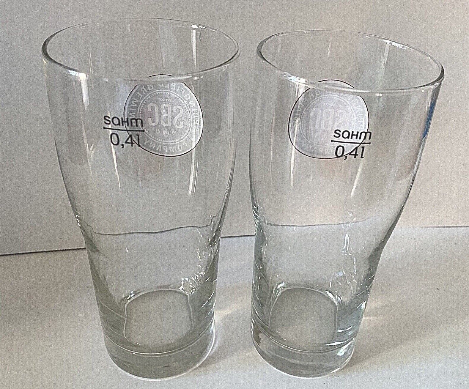 SBC Springfield Brewing Company Brew Pub Beer Glass *Set Of 2 Pint Glasses* Springfield Brewing Company - фотография #5